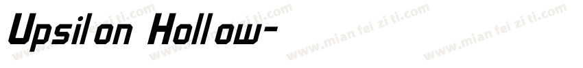 Upsilon Hollow字体转换